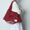Atil Studio Corduroy Dewey Ribbon Hobo Shoulder And Crossbody Bag _ [Red]