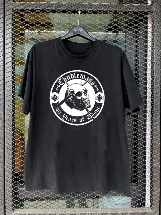 Collection Candlemass Band Logo T Shirt Black Size S to 5XL BT886 Unisex T-Shirt S