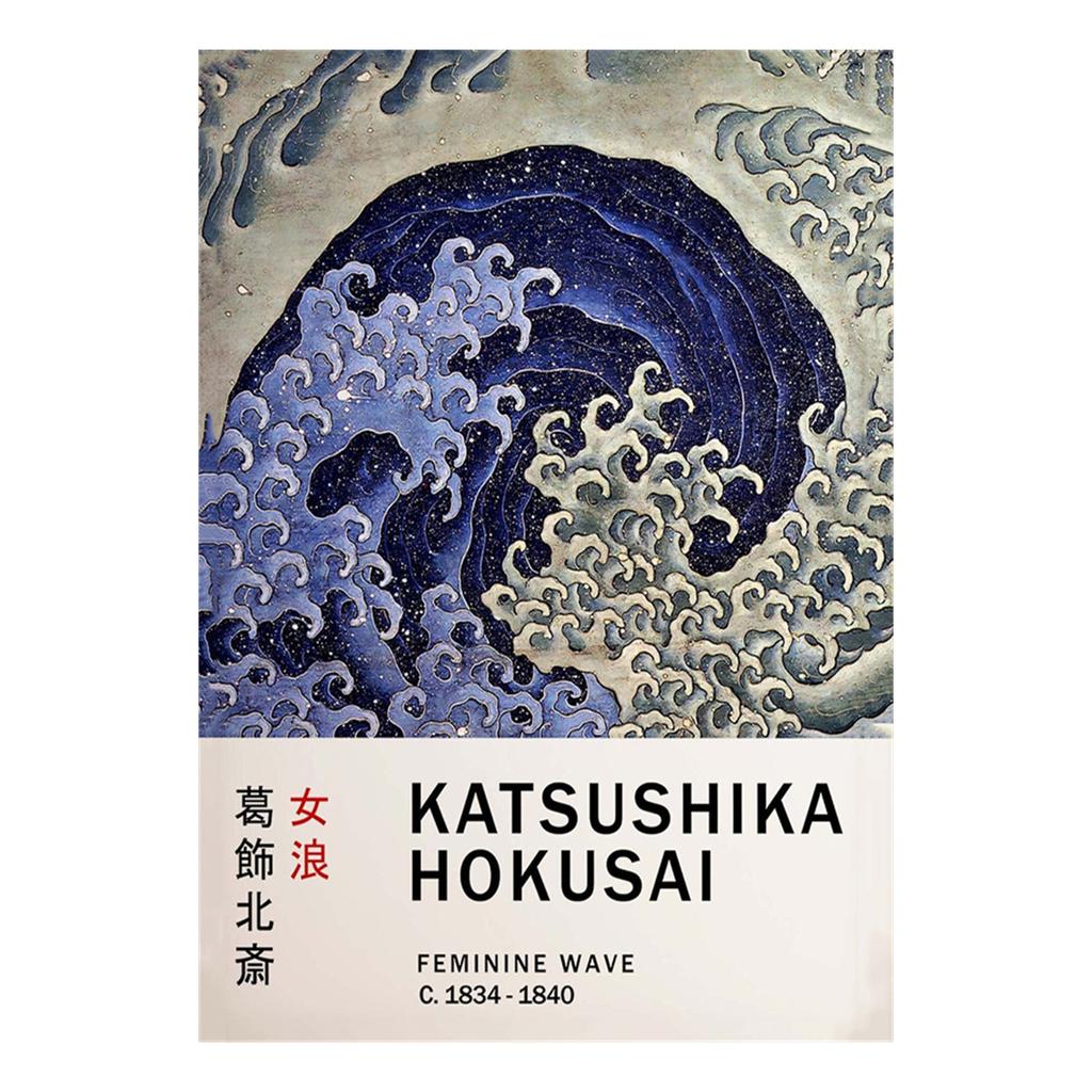 The Great Wave Off Kanagawa Poster Mt Fuji Print Wall Art Picture Vintage Japanese Artwork Canvas Paintings Home Wall Decoration
