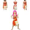 Prachtig Vervaardigd Moana Prinses Verkleedset Voor Cosplay En Feestjes