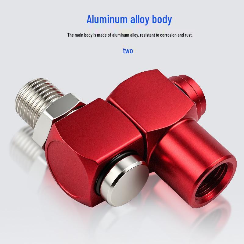 1/4NPT 360° Pneumatic Rotary Joint for Air Hose Installation