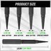7pcs Precision Center Punch Tool Non-Slip Grip & One-Handed Operation Centre Punch General Woodworking Metal Drill