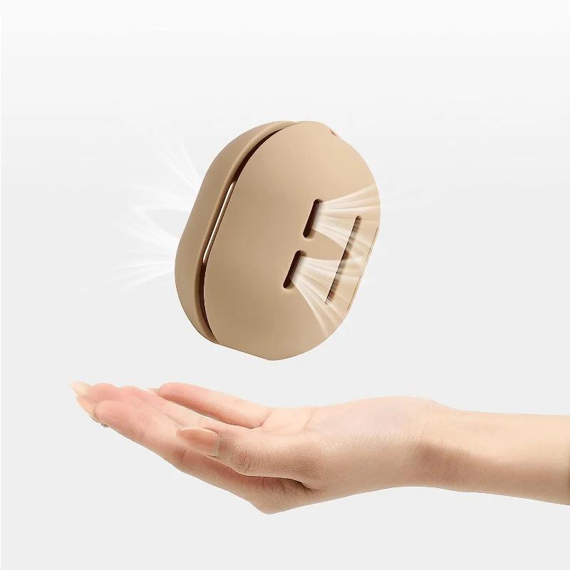 2pcs Cosmetic sponge holder, beauty mixer holder, travel cosmetic sponge storage box, silicone shatterproof cosmetic sponge box.