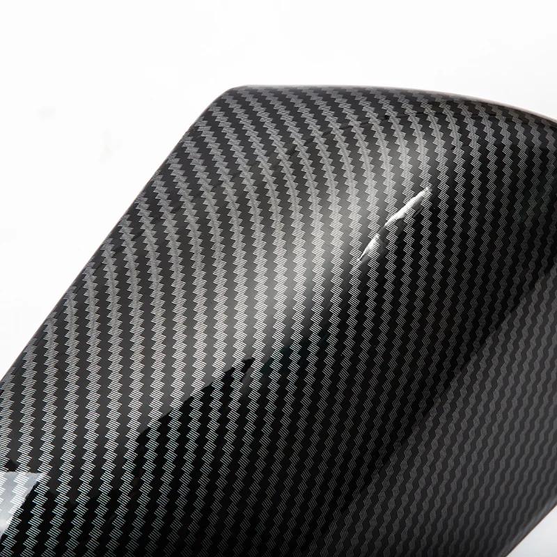 Rear Mirror Stickers for Tesla Model Y Carbon Fiber ABS Rearview Mirror Side Cover Decor Car Modification for Model Y 2020-2025