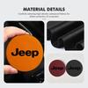 2pcs Car Water Cup Mat Suede Coaster Non Slip Pad Accsesories For Jeep Grand Cherokee Wrangler JK Renegade Gladiator Compass AKL1