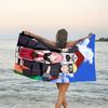 1pc NARUTO (4) Beach Towel, Beach and Seaside Swimming Pool Equipment, Fashion Pattern, Rectangular, Travel Essentials