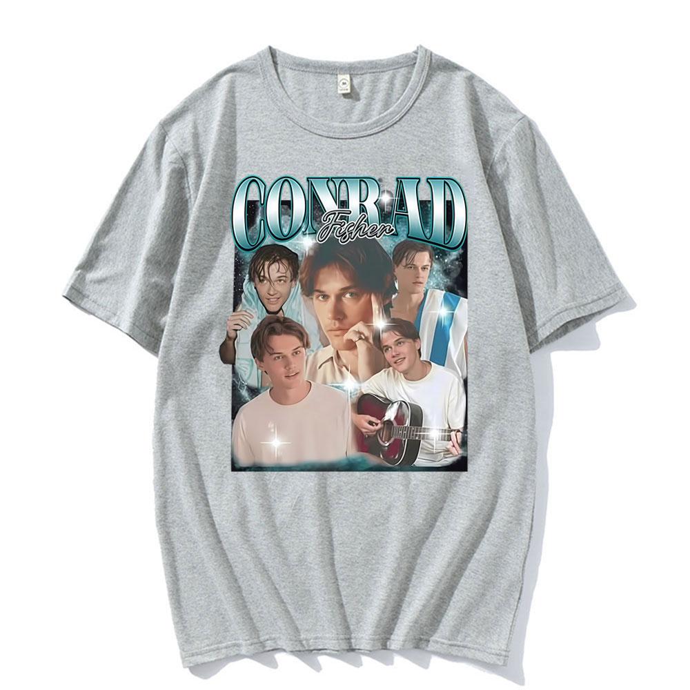 Team Conrad Fisher Cousins Beach Graphics T Shirts Unisex Clothing Harajuku Retro Classic Tshirts Unisex Casual Cozy Loose T Shirt