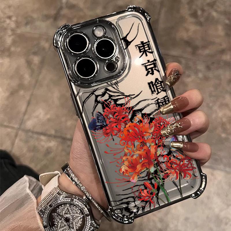

New Cool T-Tokyo Ghoul Anime Plating Phone Case For Samsung A37 A57 A07 A36 A16 A06 A35 A55 A15 A54 A34 A24 A14 A05 A04 4G 5G Samsung A23