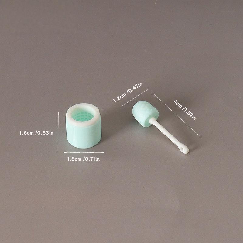 3Pcs Cleaning Tool 1:12 Dollhouse Mini Simulation Long Handle Toilet Brush Model For Toilet Scene Toy Home Decor Accessories