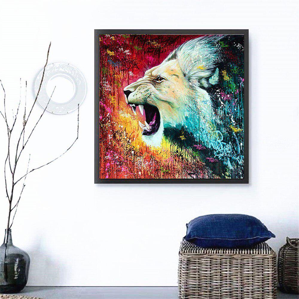 Pittura diamante Completo e rotondo Arrivo Animlas Diamante Ricamo Diamante Mosaico Immagini