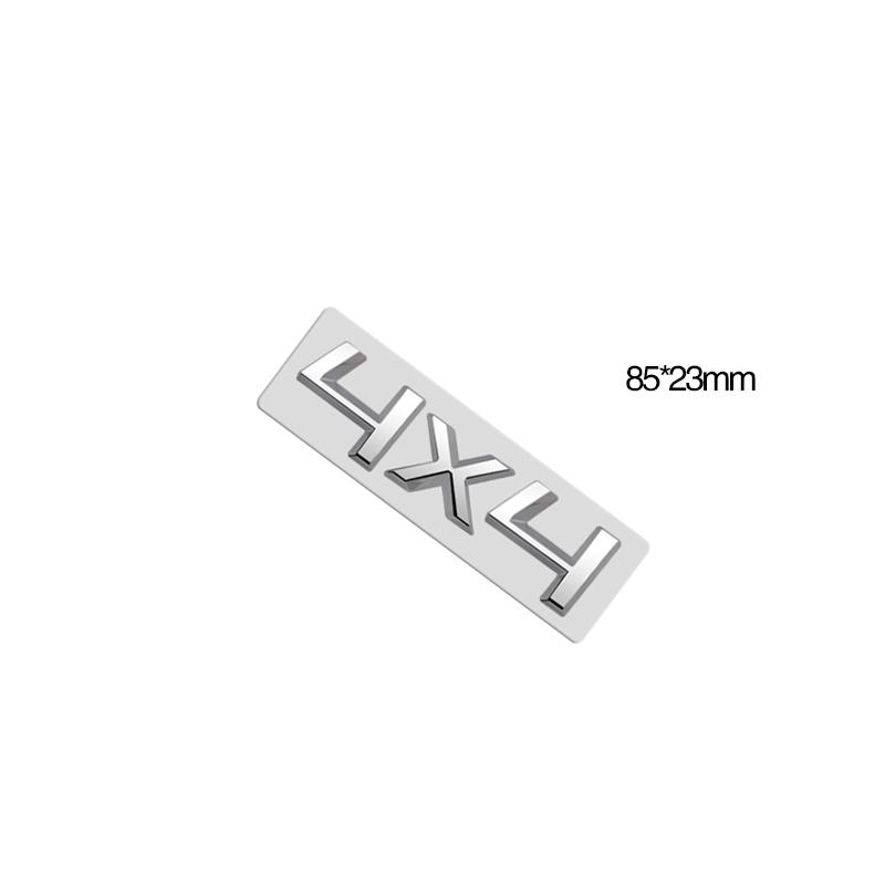 Metal Emblem Chrome Silver Car Sticker Badge Decal Body Trunk Decor for Karoq Kodiaq Rapid Yeti Octavia Superb Fabia Kamiq 4x4