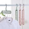 Portable Trouser Rack Hangers Household Stainless Steel Folding Pant Rack Tie Hanger Shelves Closet Convneince Organizer