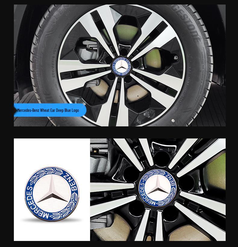 Mercedes Wheel Hub Cap Tire Logo for S, C-Class, E-Class, C200, E300L, GLS