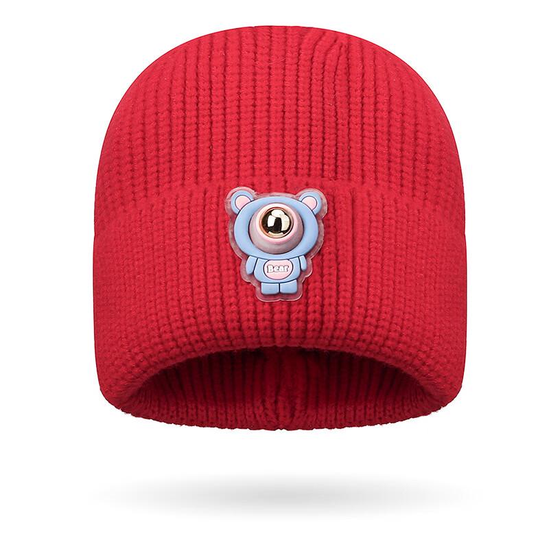ZHENYUEQI Winter Astronaut Kids  Knitted Hat One Size