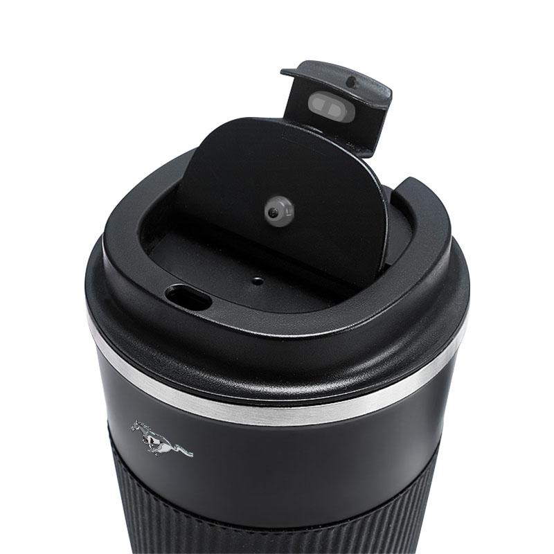 500ML Stainless Steel Coffee Thermos Bottle Thermal Mug Leakproof For Ford Mustang F10 Zapatillas Miniatura Gt Shelby 2005 2015 Mujer 2012 Kuga