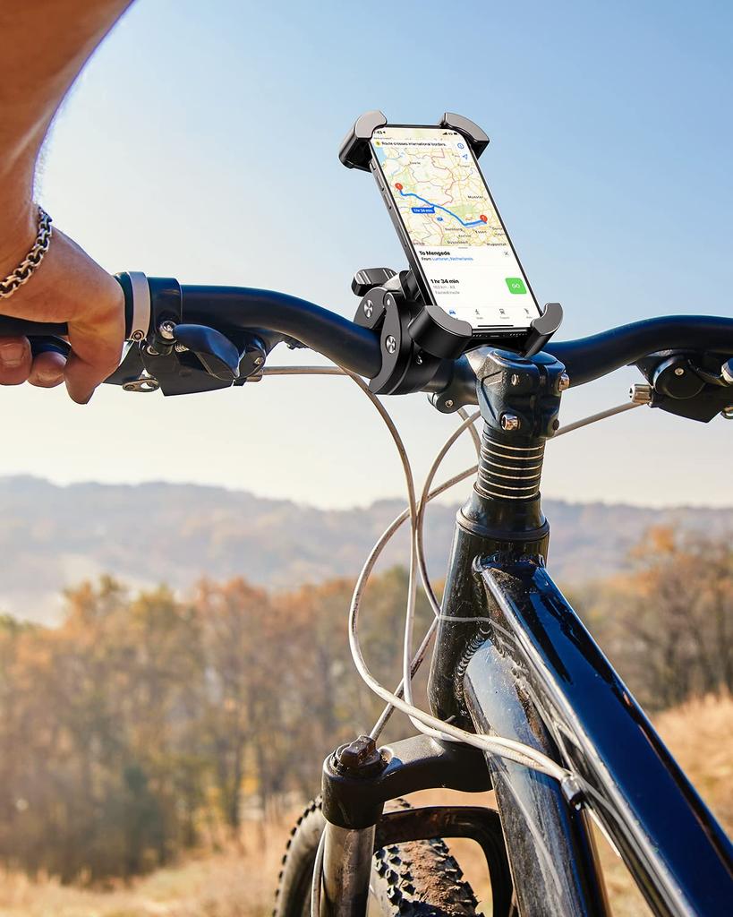 Uneawit Bicycle Smartphone Motorcycle Phone Smartphone Stand for Inch Stable Adjustable Drop Vibration Motorcycle Smartphone Accessory Compatible with