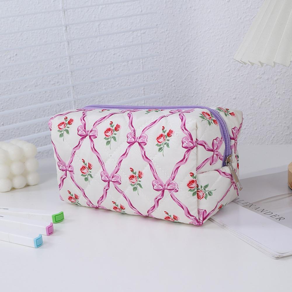 

New Floral Cosmetic Bag Multifunctional Large Capacity Toiletry Handbag Organizer Pouch