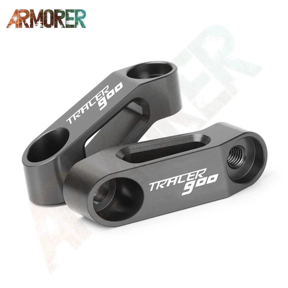 Motorcycle Accessories Mirror Extend Riser Spacers Extension Adapter For YAMAHA TRACER 900 GT TRACER 900GT TRACER900 GT - 2022