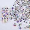 1440Pcs Crystal Ab Round Nail Art Rhinestones 2.0mm Flat Back Mixed Colors 3D Nail Decoration Art Accessories Rhinestones