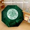 8 Rib Auto Folding Umbrella Celtic FC Print Custom Name Text Portable Rain Gear