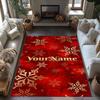 Rose Customized Name Carpet Suitable for Playrooms Outdoor Dining Room Hallway Antislip Carpet Decorate Offices Perfect Gift for Women/Men