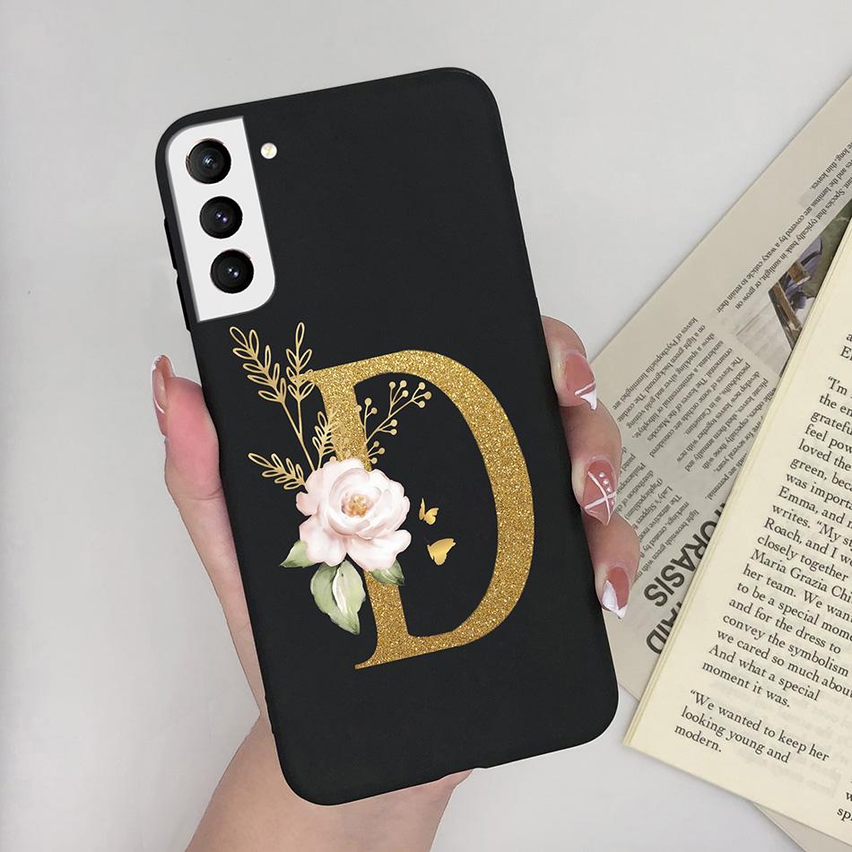 For Samsung S21 FE S21 Ultra Plus Case Slim Soft Cute Letters Cover For Samsung Galaxy S21 Plus 5G S21+ S 21 Ultra Phone Cases
