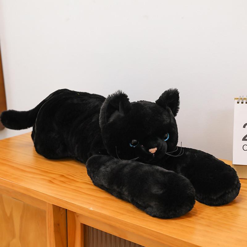 Adorable Cuddly Cat Plush Toy Cute Orange Tabby Stuffed Animal For Kids And Home