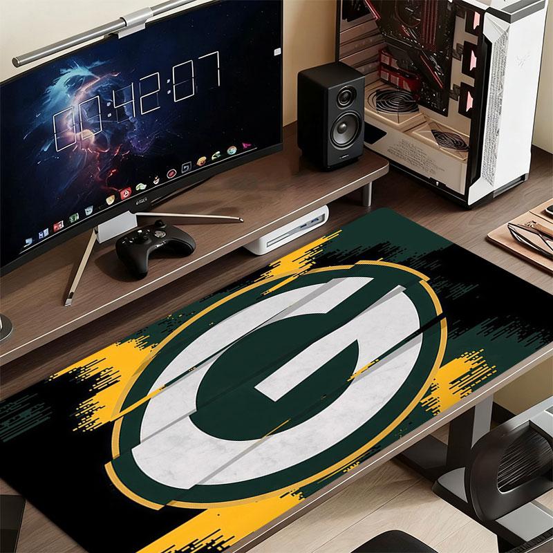 Pittsburgh Steelers Art Mouse Pad, Large Gaming Desk Mat, Non-slip XXL Mousepad for Laptop & Tablet, Mini PC Playmat with Stitched Edges