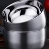 Insulated Bowl Dishwasher Safe Salad Bowl Stainless Steel Bowl 12cm Diameter Double Layer Enjoy Hot or Cold Soups