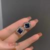 Wind fashion versatile stud earrings women's hot-selling high-end temperament trendy earrings street stall night market explosion