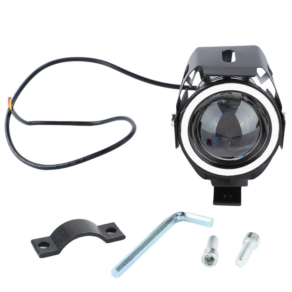Motorcycle Headlight 4 Lighting Modes Unique Aperture 12 To 60V Shockproof Front LED Spotlights for