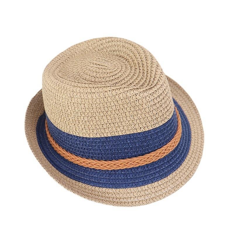 Summer Men And Kids Straw Hat With Sun Protection And Breathable Handwoven Fabric For Beach And Outdoors