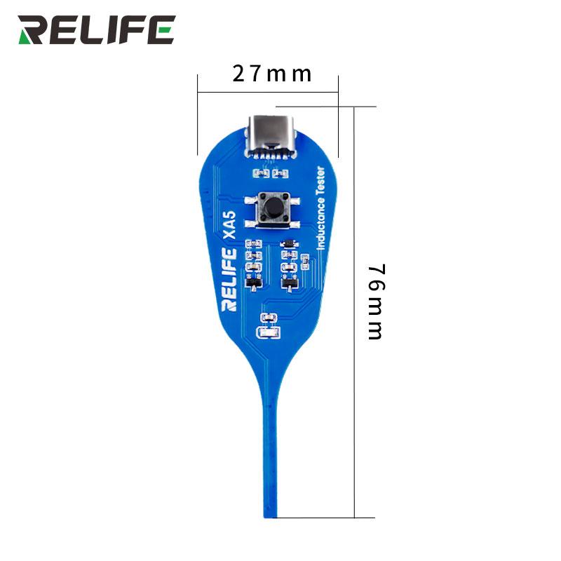 RELIFE XA5 Motherboard Coil Tester Inductor Detector Tool for PC Repair Electromagnetic Induction Quick Fault Check
