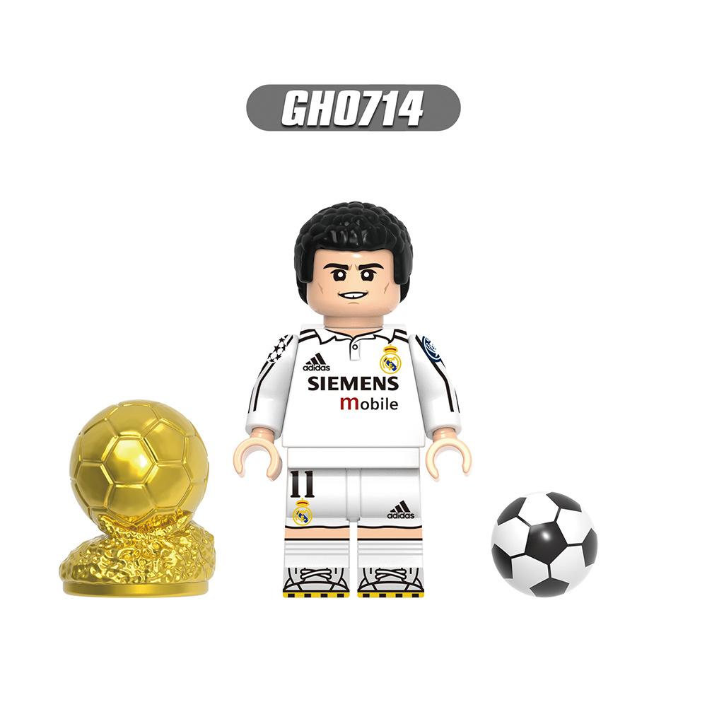 G0191 Building Blocks Mini Action Toy Figures Assemble Bricks Football Players Gifts For Children Kids
