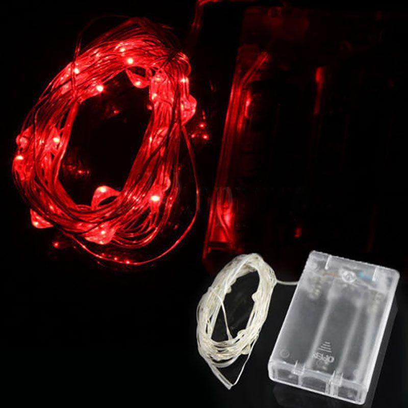 Vielseitige LED-Batterie-Lichterketten mit wasserdichtem Kupferdrahtdesign