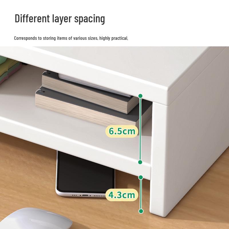 Masaüstü Bilgisayar Monitör Yükseltici Stand ve Ofis Depolama Rafı