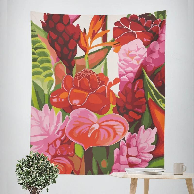 Sunflower Pattern Decorative Tapestry Home Wall Decoration Office Living Room Tapestry