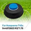1pcs Trimmer Head Grass Trimmer With Line String Lawn Mower Brush Cutter For Husqvarna T45x 544972603 M12*1.75 Home Tool Parts