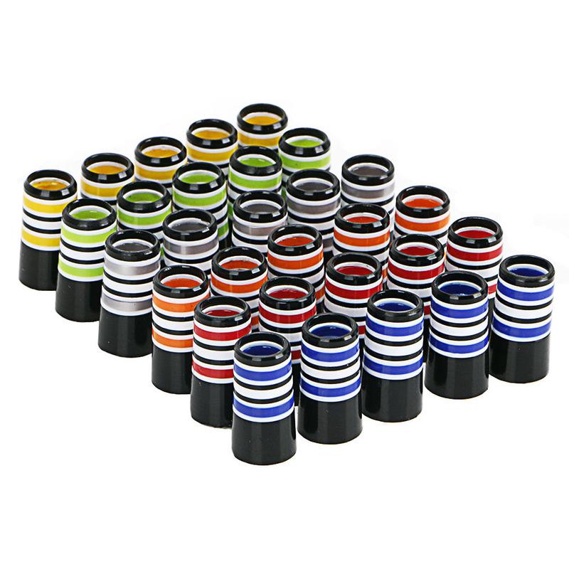 10 Pcs Golf Ferrules Golf Iron Grip for 0.370 Tip Irons Shaft Sleeve Adapter Ferrule Golf Iron Club Ferrules Replacement Parts