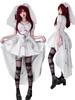 European Gothic Halloween Adult Witch Vampire Bride Costume Dress