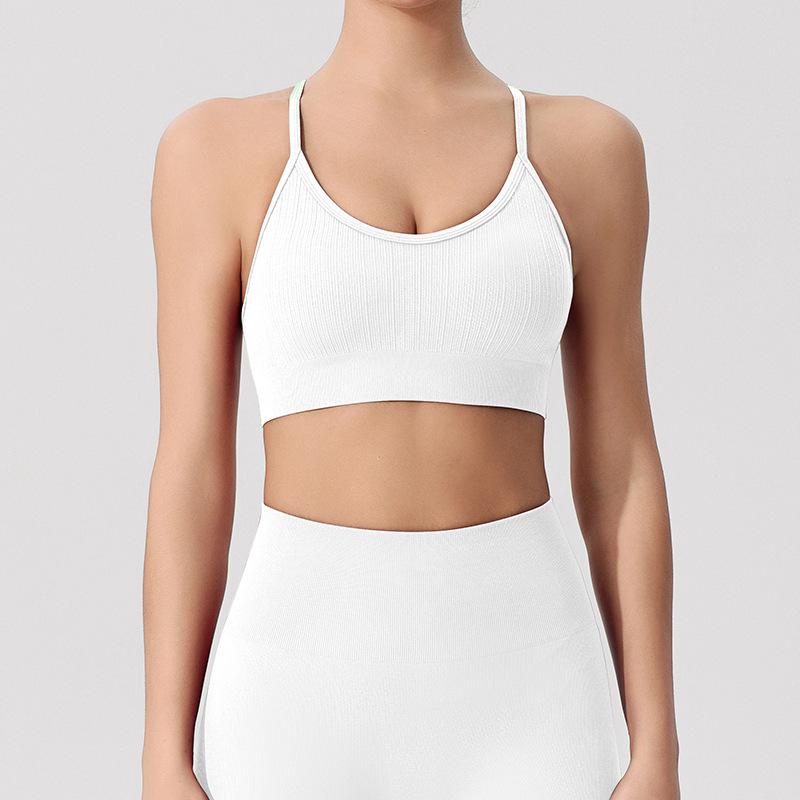 Yuka Lian Mei Women's High-Intensity Shockproof Yoga Vest with Built-in Bra