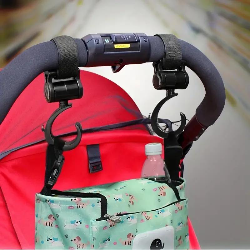 Pram Hook Baby Stroller Accessories Shopping Prop Multi Purpose Baby Stroller Hook Multi Purpos Shopping Pram Hook 360° Rotation