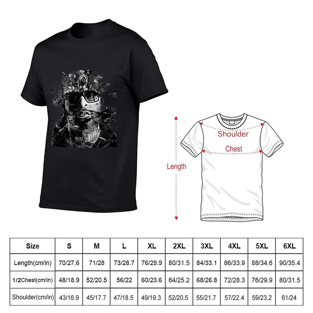 Royce Da 59 TShirt Graphics Hippie Clothes Anime Clothes Men Clothes