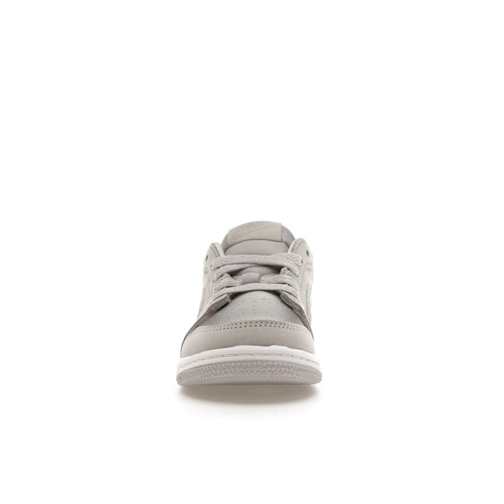 Air Jordan 1 Retro Low OG TD Metallic Silver Baby Sneakers Grey Neutral-Grey White FQ5435-002