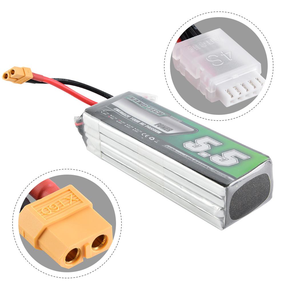 Airtonk POWER 5500mAh 14.8V 35C XT60 Plug LiPo Battery for RC CarAirplaneBoat