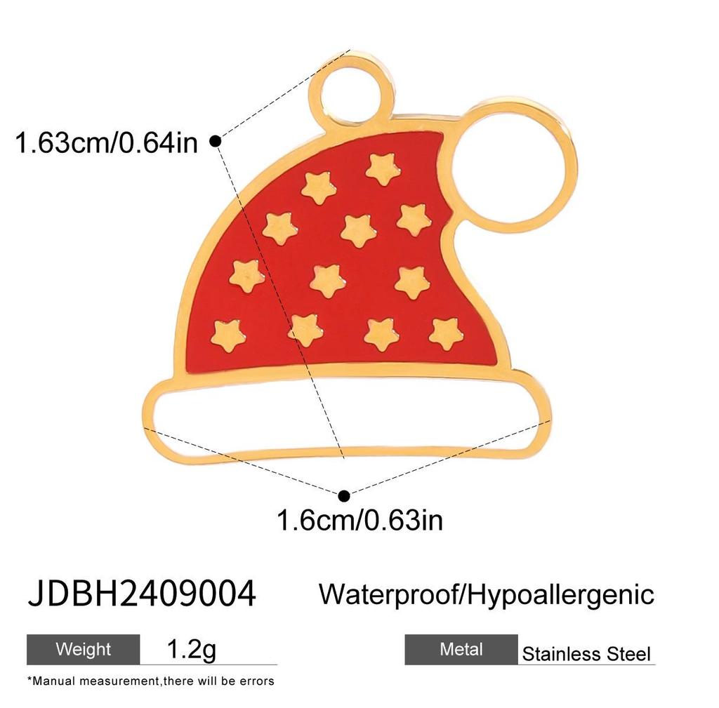 Jieding Stainless Steel Christmas & New Year Bracelet: High-End European & American Party Bangle