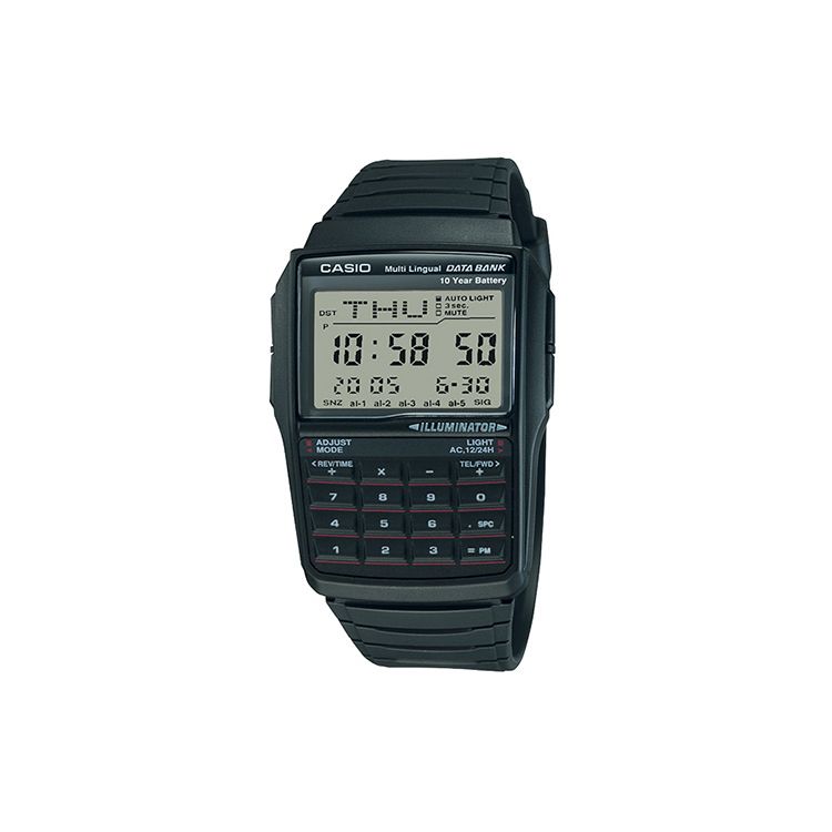 Casio Men's Black Youth Series Digital Calculator Retro Fashion Lcd Display Multifunction Waterproof Sports Quartz Watch Watches Dbc-32-1A