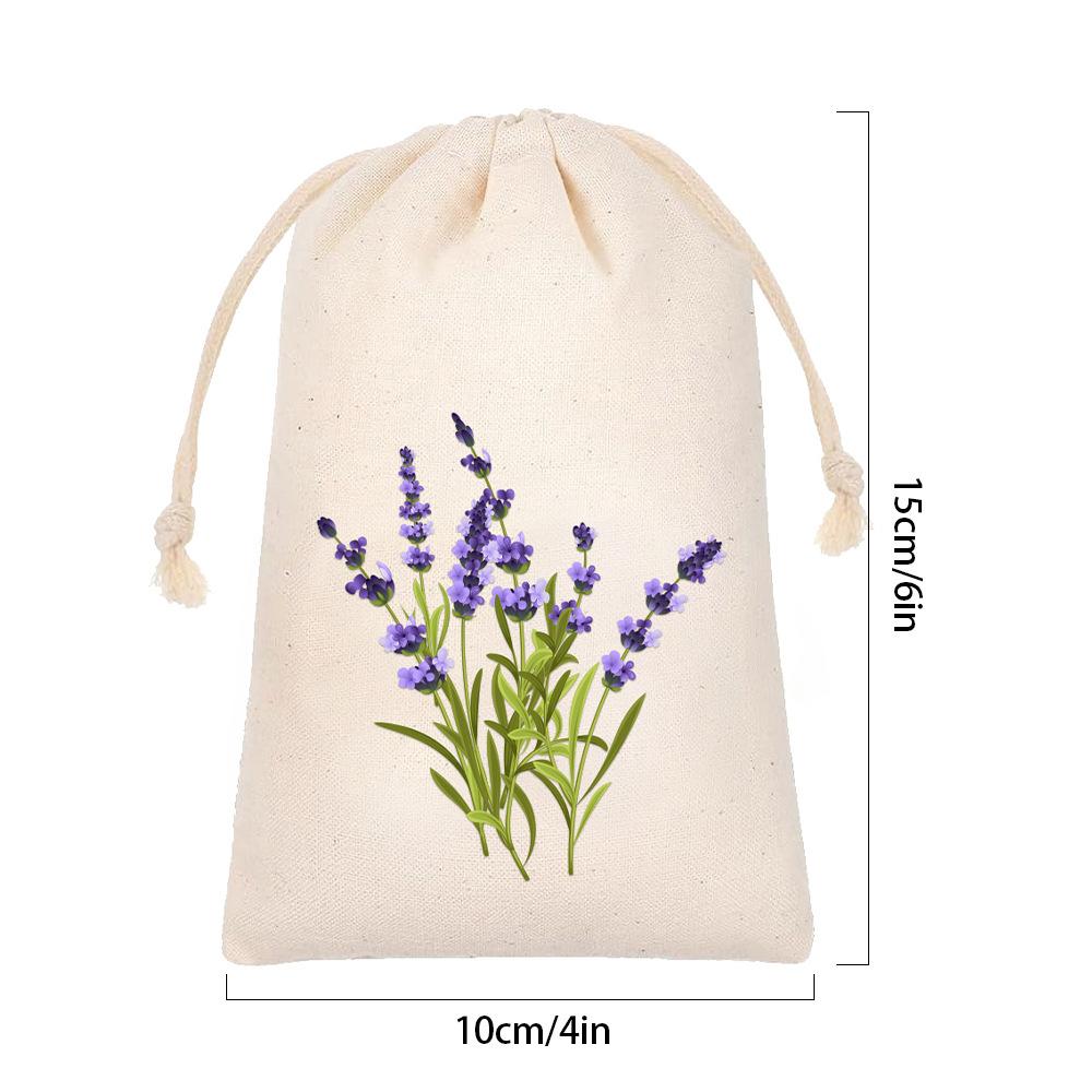 24pcs Drawstring Bags Gift Bags Canvas Bags Lavender Storage Drawstring Bags Jewelry Packaging Bags Drawstring Bags