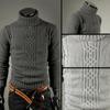 2025 Men's Thick High Neck Sweater: Trendy, Warm European & American Style