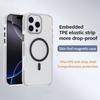 For iPhone 16 Pro Max Magnetic Case TPU PC TPE Shockproof Phone Back Cover